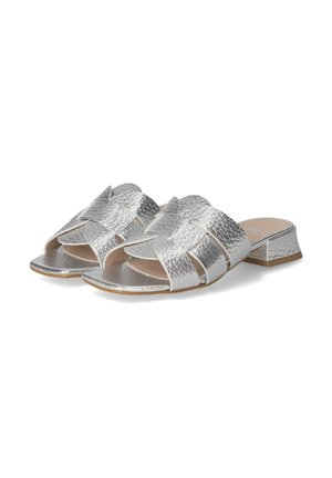 Mules - silber platin-coloured