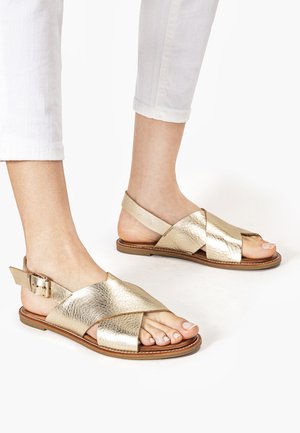 Sandalen - mntrl gold ngl