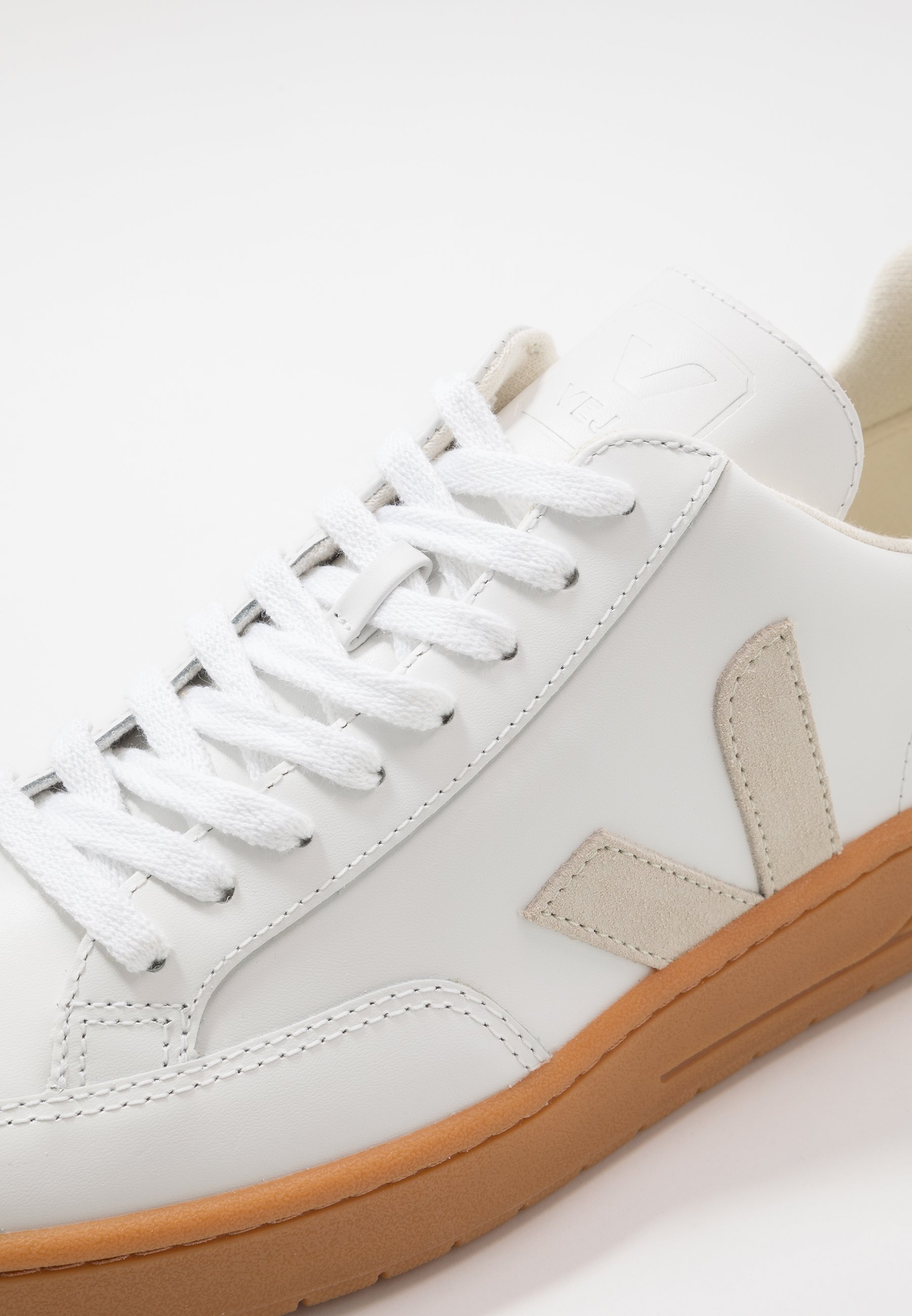 Veja V-12 - Joggesko - extra white/natural Veja V-12 - Joggesko - extra white/natural