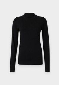 OBJTHESS ROLLNECK - Jersey de punto - black