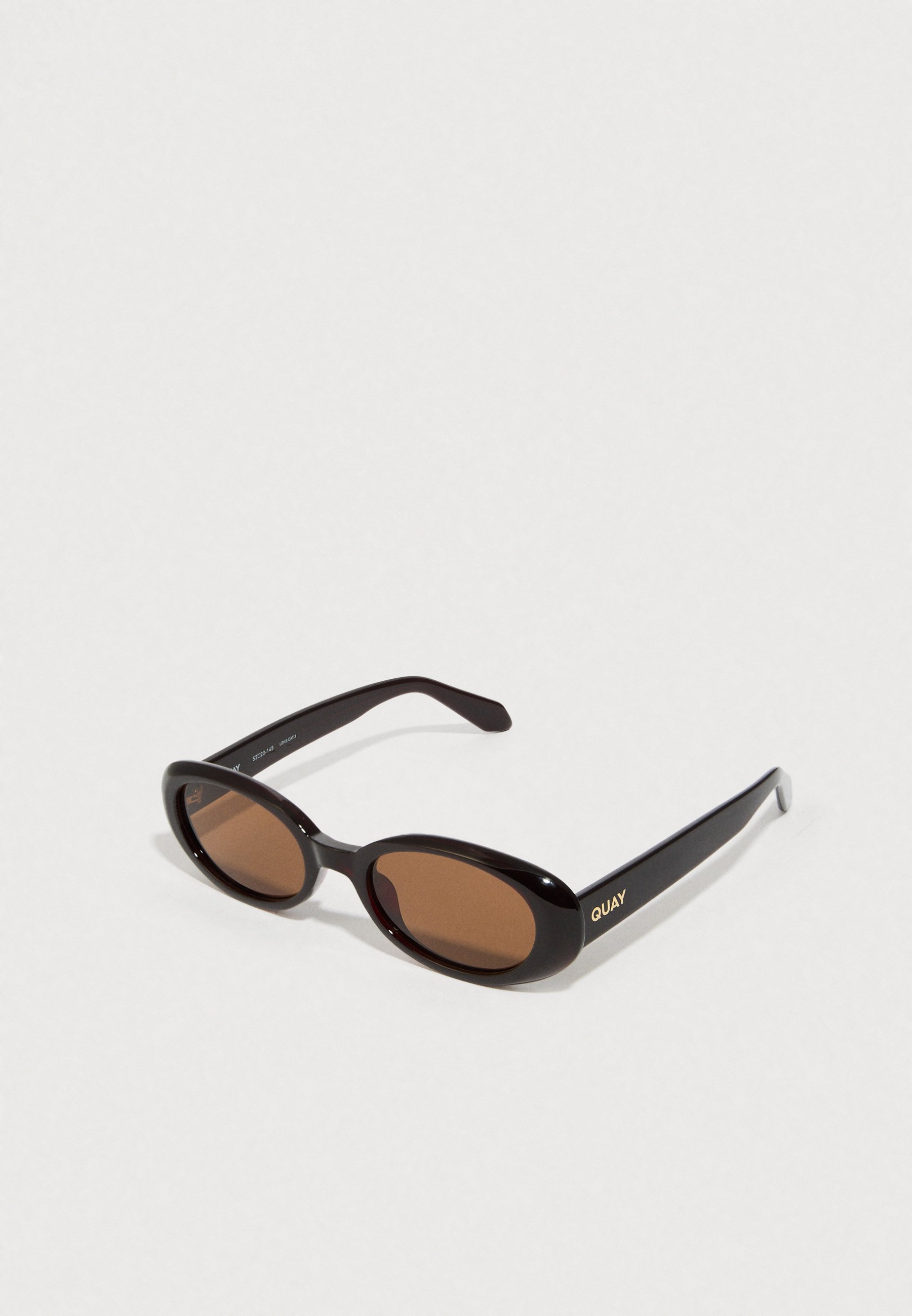 Quay Australia Brown Oval Sunglasses with Black Lenses QUAY AUSTRALIA TALK NICE - Sunglasses - brown - Zalando.ie main image 4