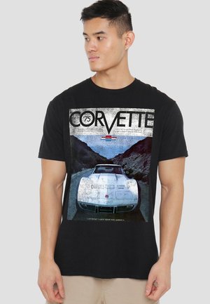 Print T-shirt - black