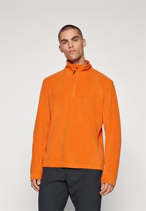 MAN - Fleece jumper - jaffa