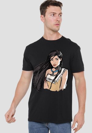 POCAHONTAS SKETCH - Print T-shirt - black