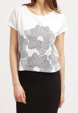T-shirt con stampa - white