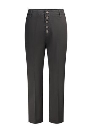 NIMA REGULAR WAIST-JEWEL BUTTIONS - Kelnės - black