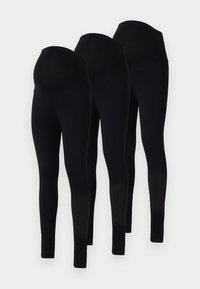 3 PACK - Leggings - black
