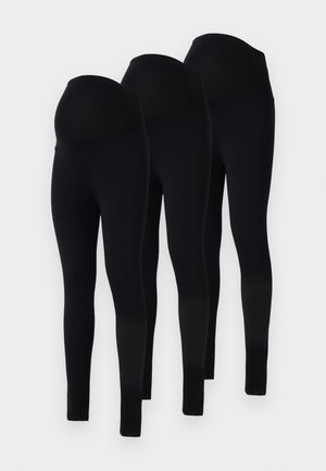 Anna Field MAMA 3 PACK - Retuusid - püksid - black