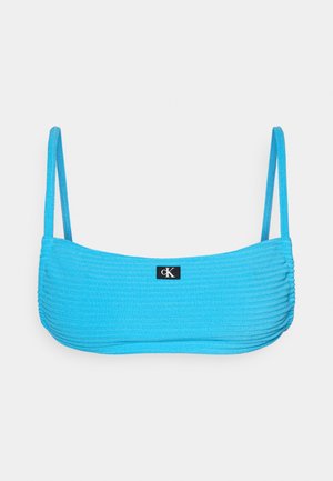 Calvin Klein Swimwear SQUARE BRALETTE - Bikinitopp - malibu blue