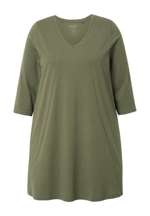 Ulla Popken V-NECK  - Longsleeve - loden green