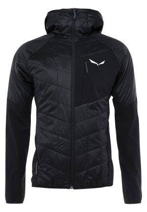 ORTLES HYBRID - Running jacket - black out