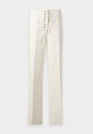 Polo Ralph Lauren COTTON-WOOL LACE-UP BEATON PANT - Bukser - cream