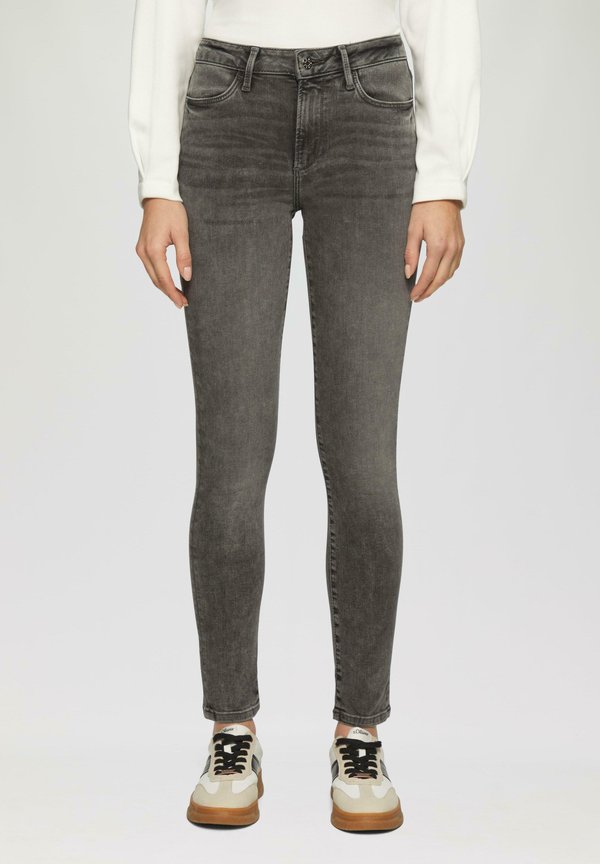 IZABELL MID RISE - Jeans Skinny Fit - anthrazit