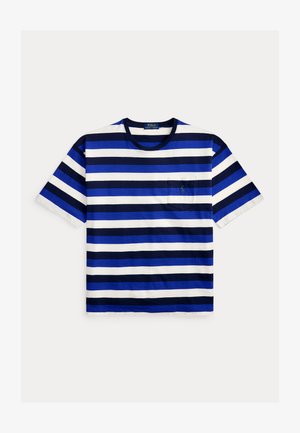 Polo Ralph Lauren, RELAXED FIT STRIPED JERSEY T-SHIRT - Μπλουζάκι με στάμπα - newport navy