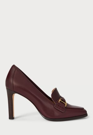TASHA LEATHER PUMP - Klasické lodičky - dark garnet