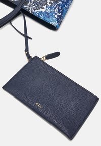 Lauren Ralph Lauren FAUX LEATHER LARGE REVERSIBLE TOTE BAG - Saco de mão - french navy