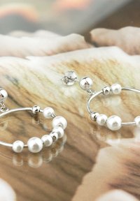 Sofia Milani CIRCLE PEARL - Orecchini - silver coloured
