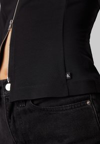Calvin Klein Jeans ZIPPER LONGSLEEVE MILANO - Jopica - ck black