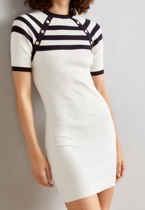 Robe fourreau - off-white