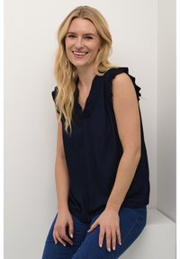 Kaffe DAHLIA SMOCK  - Camicetta - midnight marine