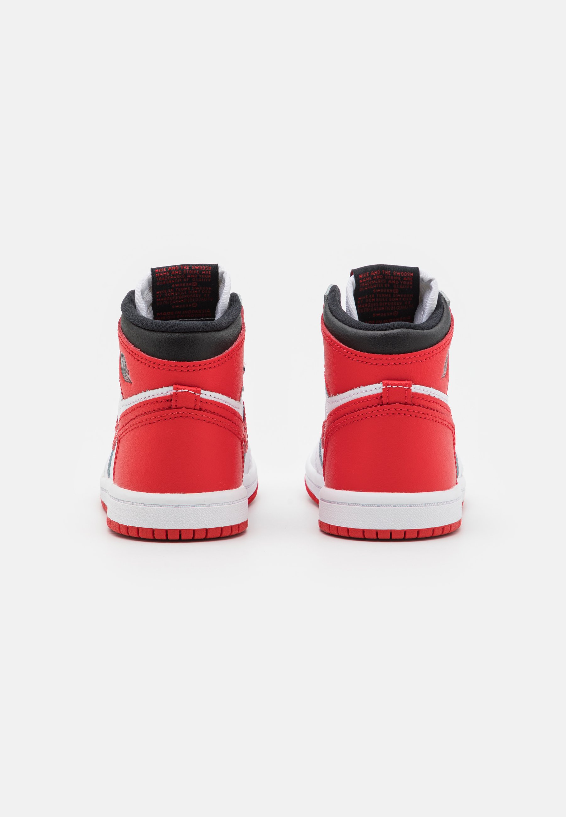 Jordan JORDAN 1 RETRO HIGH - Basketbalschoenen - white/university  red/black/wit - Zalando.be