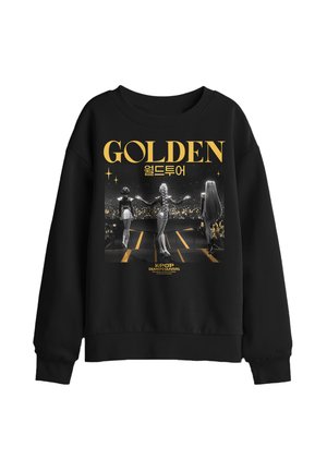 NETFLIX, KPOP DEMON HUNTERS HUNTRIX GOLDEN STAGE UNISEX - Sweatshirt - black