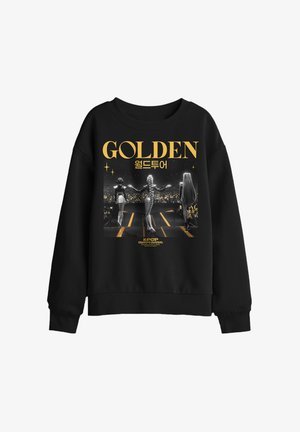 NETFLIX, KPOP DEMON HUNTERS HUNTRIX GOLDEN STAGE UNISEX - Sweatshirt - black