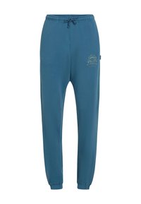 VINTAGE - Spodnji deli trenirk - copen blue
