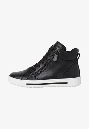 High-top trainers - black