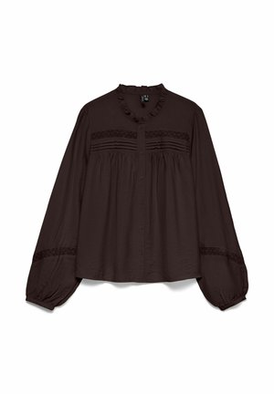 Vero Moda, SHIRT VMCASEY SHIRT - Camicia - chocolate torte