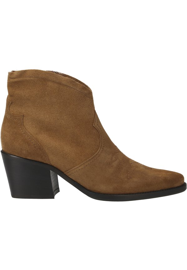 Cowboy-/Bikerstiefelette - braun