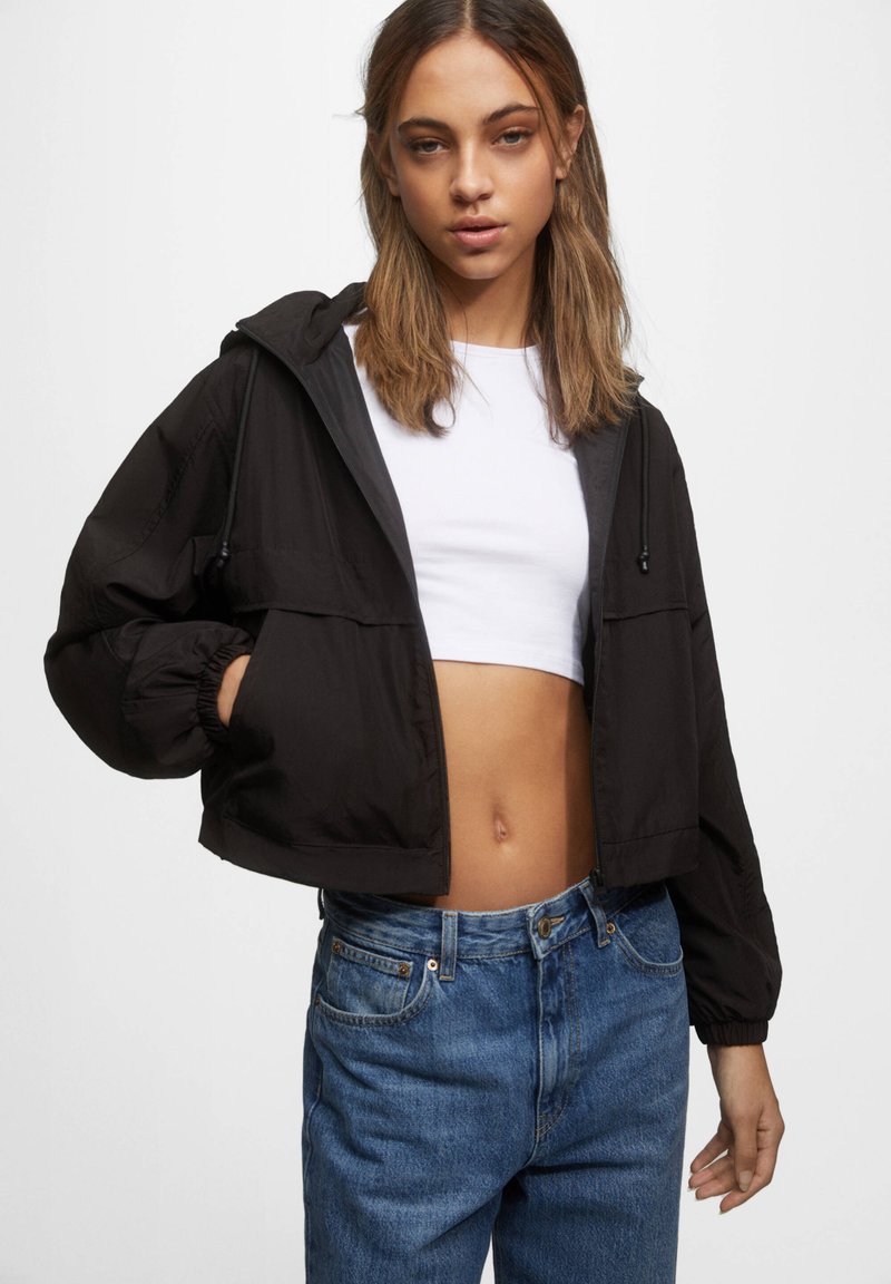 PULL&BEAR WITH POCKETS Lichte jas black/zwart Zalando.nl