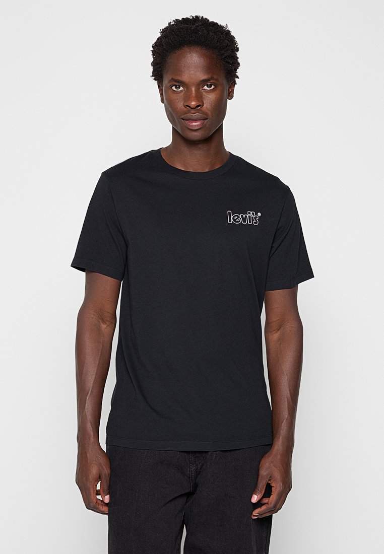 Levi’s® T-shirt print zwart
