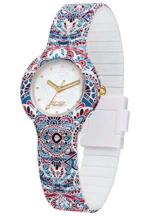MANDALA  - Horloge - bianco/blu/rosso