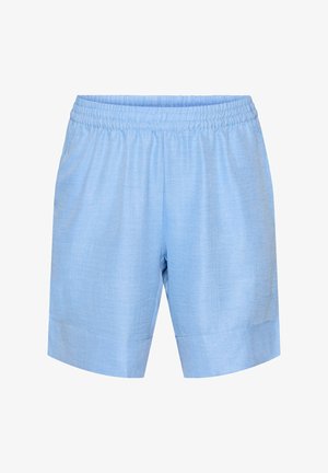 Zizzi, SHORTS MIT TASCHEN UND HOHER TAILLE - Lühikesed püksid - blau