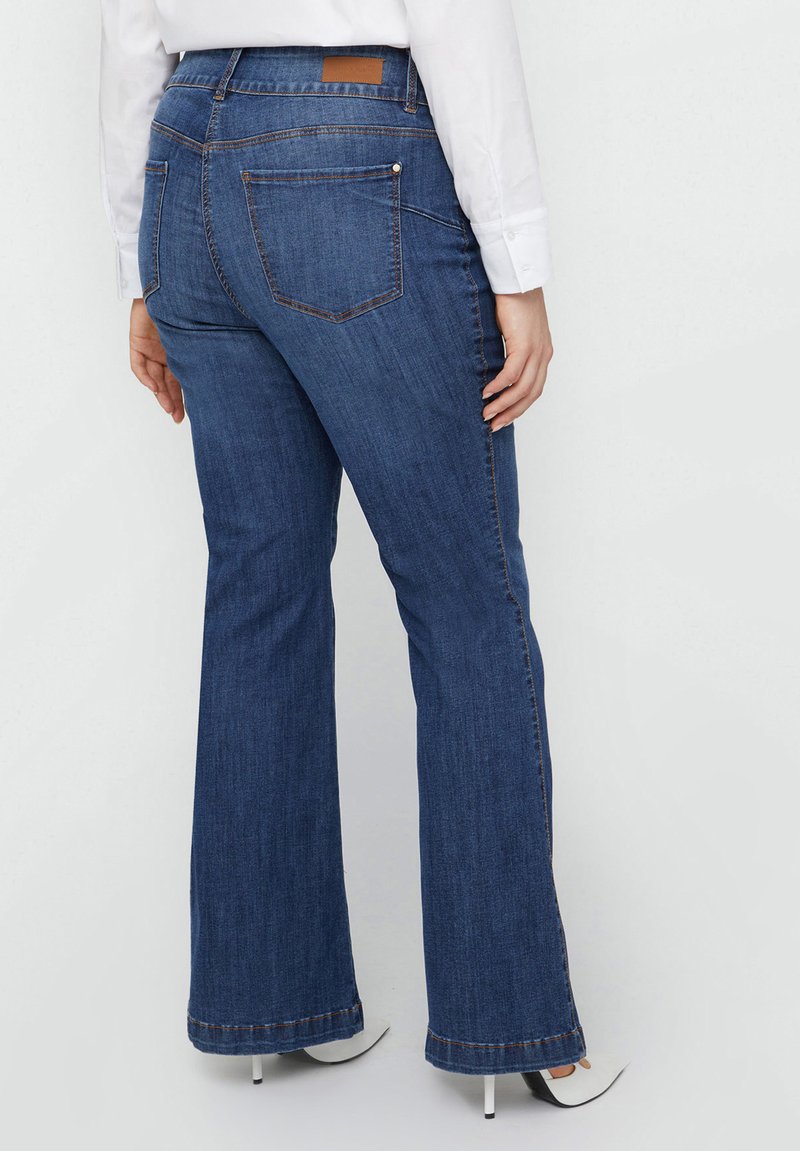 Womens Bootcut Fiorella Rubino Store Flare Jeans With Fringes At - Main Image