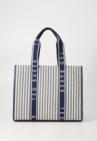 Ted Baker HAYLLEE STRIPED ICON BAG - Shopping Bag - navy