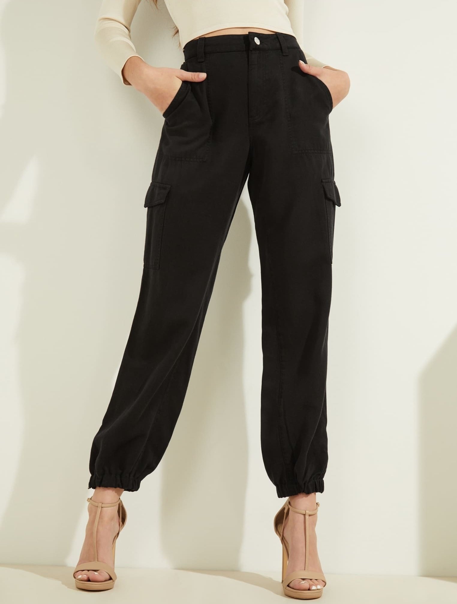 Guess Pantalones cargo - schwarz/negro - Zalando.es