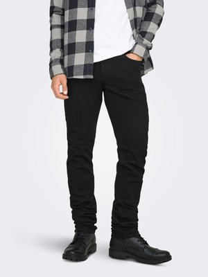 Only & Sons, ONSLOOM SLIM - Тесни дънки - black denim