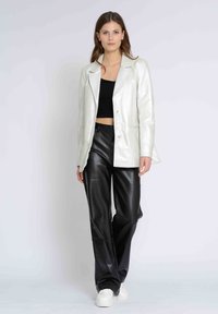 Maze IM METALLIC LOOK - Nahkatakki - white metallic