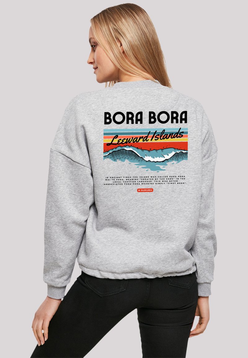 F4NT4STIC BORA LEEWARDS ISLAND Sweater heather grey/grijs Zalando.nl