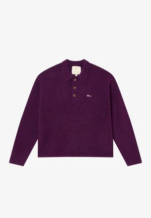 BLKVIS, HAIRY STRUCTURE LONGLEEVE  - Пуловер - dark purple