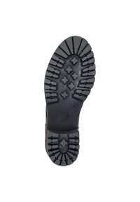 Nelson Enkellaarsjes met plateauzool - zwart