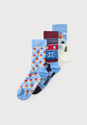 Happy Socks, SANTA UNISEX 3 PACK - Chaussettes - multi-coloured