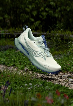 Saucony PEREGRINE 15 - Běžecké boty do terénu - quartz/mist