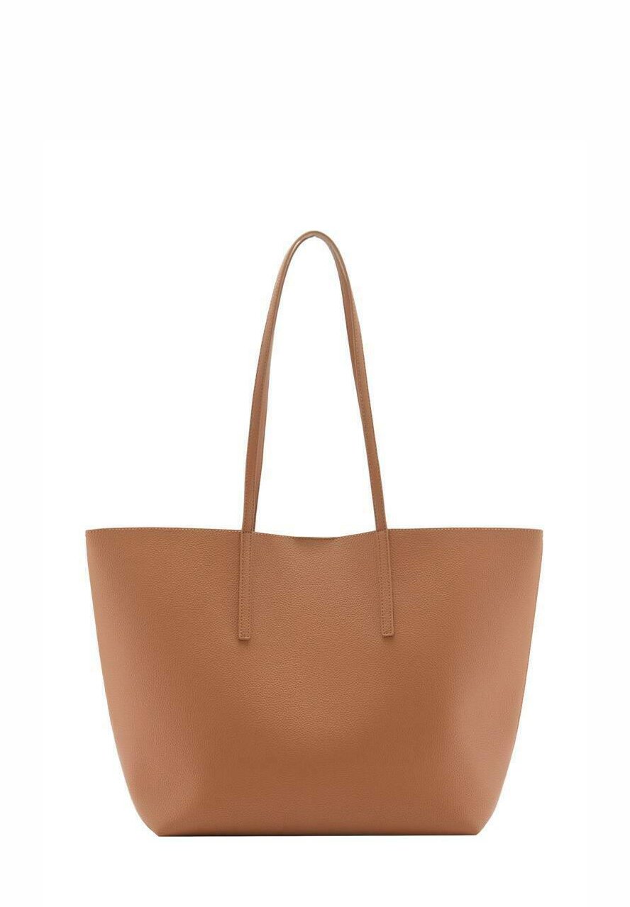 Mango Shopping bag brown/marrone Zalando