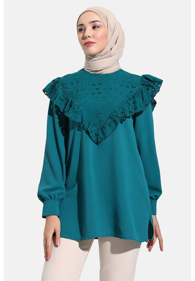 Modanisa CREW NECK REFKA - Tunica - light petrol