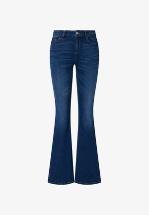 LIU JO, LIU JO BOOTCUT STONEWASH JEANS - Jean bootcut - dark-blue denim