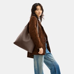 COACH BROOKLYN SHOULDER BAG 39 - Tote bag - dark stone