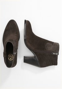 Ash Botines de tacón - dark brown